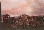 Bernardo Bellotto Ruines de la Pirnaische Vorstadt a Dresde oil painting